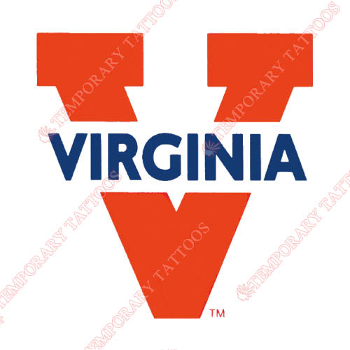 Virginia Cavaliers Customize Temporary Tattoos Stickers NO.6834